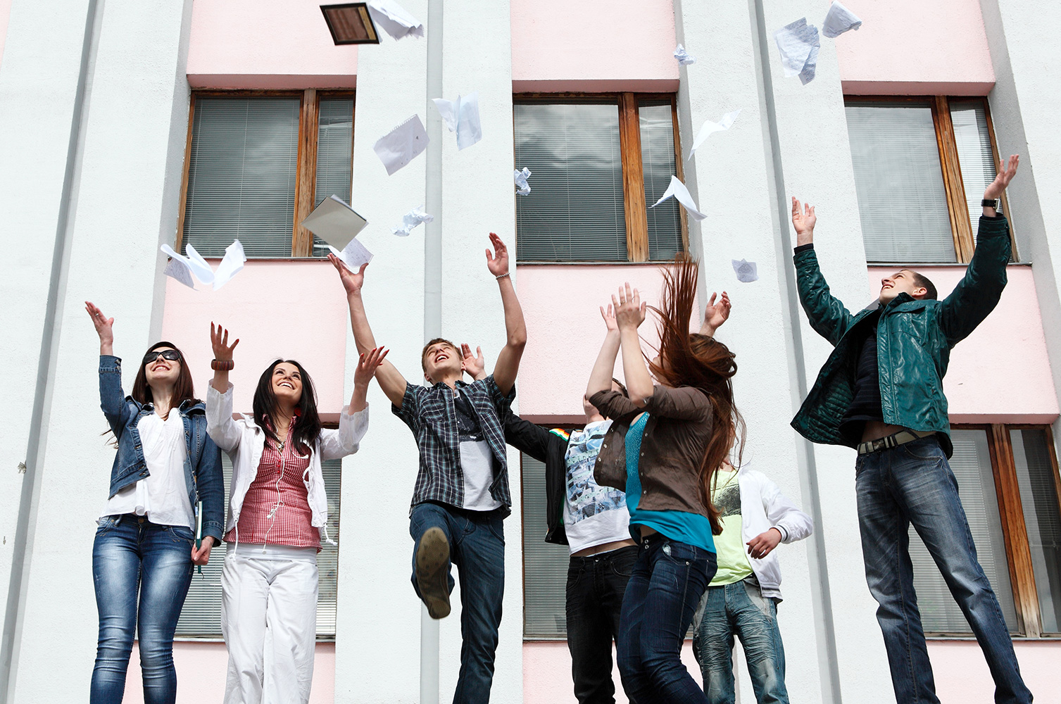 Avoiding Class Burnout - Students Celebrating End of School Year