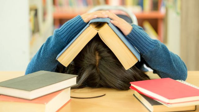 stressed student
