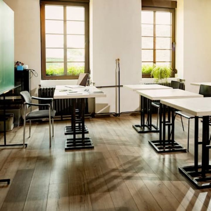 high school classroom