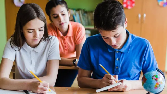 children learning in the class